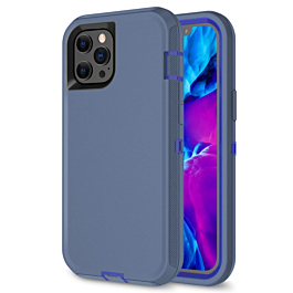 Heavy Duty Case for iPhone 15 Pro Max (BLUE) (Only Ground Shipping)