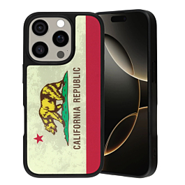 Printing Design Case with Magsafe - CA REPUBLIC for iPhone 15 Pro Max (Only Ground Shipping)