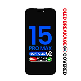 OLED Assembly for iPhone 15 Pro Max (Aftermarket QV8 / Soft