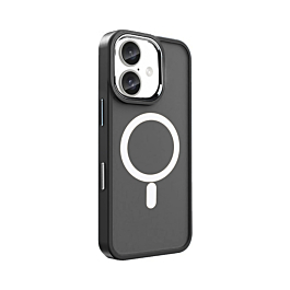 New Magnetic Wireless Charging Case - BLACK for iPhone 16 (Only Ground Shipping)