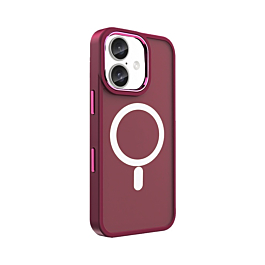 New Magnetic Wireless Charging Case - CHERRY for iPhone 16 (Only Ground Shipping)