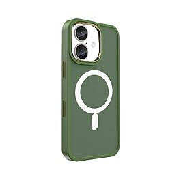 New Magnetic Wireless Charging Case - DARK GREEN for iPhone 16 (Only Ground Shipping)