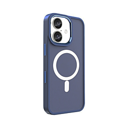New Magnetic Wireless Charging Case - NAVY BLUE for iPhone 16 (Only Ground Shipping)