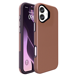 Shock Absorption Protective Dual Layer Case  - ROSE GOLD for iPhone 16 (Only Ground Shipping)