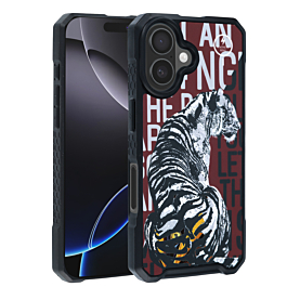 Cyber Magnetic DIY Series Cases - TIGER for iPhone 16 (Only Ground Shipping)