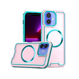 Non - Slip Translucent Matte Wireless Charging Case - TEAL for iPhone 16 (Only Ground Shipping)