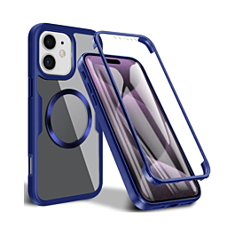 Full Shockproof Silicone Cover - BLUE for iPhone 16 (Only Ground Shipping)