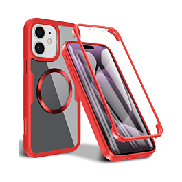 Full Shockproof Silicone Cover - RED for iPhone 16 (Only Ground Shipping)