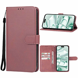 Leather Wallet Case with Card Slot - ROSE GOLD for iPhone 16 (Only Ground Shipping)