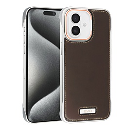 EVO Leather Slim Case - BROWN for iPhone 16 (Only Ground Shipping)