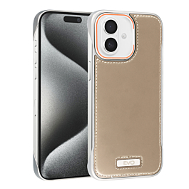 EVO Leather Slim Case - CREAM for iPhone 16 (Only Ground Shipping)