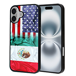 Printing Aluminum Plate Case - USA & MEXICO for iPhone 16 (Only Ground Shipping)