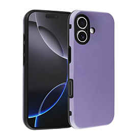 Full Cover New Design Silicone Case - LILAC for iPhone 16 (Only Ground Shipping)