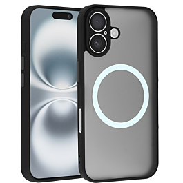 Wireless Charging Protector Matte Case - BLACK for iPhone 16 (Only Ground Shipping)