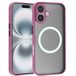 Wireless Charging Protector Matte Case - PINK for iPhone 16 (Only Ground Shipping)