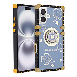 Acrylic Mirror Shiny Scratchproof Luxury Case - BLUE for iPhone 16 (Only Ground Shipping)