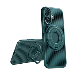 Airflow Magsafe Case with Stand - GREEN for iPhone 16 (Only Ground Shipping)