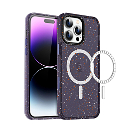 Splash - Ink Design Wireless Charging Case - PURPLE for iPhone 16 Pro (Only Ground Shipping)