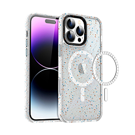 Splash - Ink Design Wireless Charging Case - WHITE for iPhone 16 Pro (Only Ground Shipping)