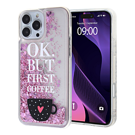 Liquid Quicksand Glitter Cover Case - OK for iPhone 16 Pro (Only Ground Shipping)