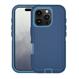 Heavy Duty Case for iPhone 16 Pro (BLUE) (Only Ground Shipping)