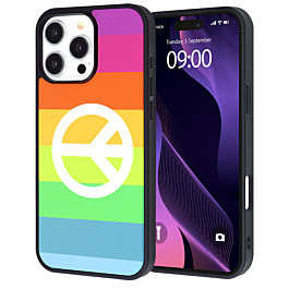 Printing Aluminum Plate Case - PEACE for iPhone 16 Pro (Only Ground Shipping)