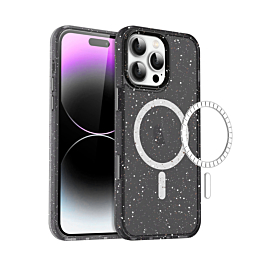 Splash - Ink Design Wireless Charging Case - BLACK for iPhone 16 Pro Max (Only Ground Shipping)