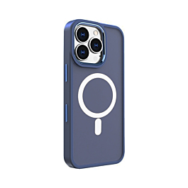 New Magnetic Wireless Charging Case - NAVY BLUE for iPhone 16 Pro Max (Only Ground Shipping)