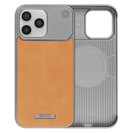 Metallic Leather Case (BROWN) for iPhone 16 Pro Max (Only Ground Shipping)