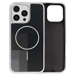 Woven Color Pattern Case (BLACK) for iPhone 16 Pro Max (Only Ground Shipping)