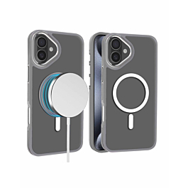 iPhone 16 Slim Non-Slip Translucent Matte Wireless Charging Case - GRAY (Only Ground Shipping)