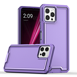 Slim Non-Slip Transparent Matte Case - PURPLE for iPhone 16 Pro (Only Ground Shipping)