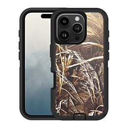 Heavy Duty Case for iPhone 16 Pro (CAMO BLACK) (Only Ground Shipping)