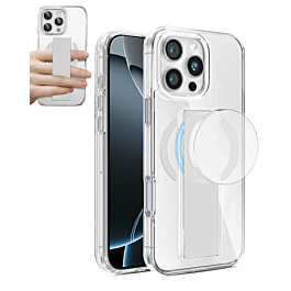 Hard Clear Case with MagGrip for iPhone 16 Pro Max (CLEAR) (Only Ground Shipping)