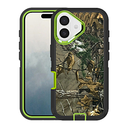 Heavy Duty Case - CAMO GREEN for iPhone 17 (Only Ground Shipping)