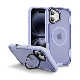 Shockproof Magsafe Case with Camera Stand - LIGHT PURPLE for iPhone 17 (Only Ground Shipping)