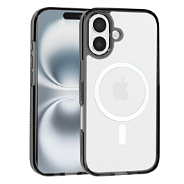 Magnetic Clear Case - BLACK for iPhone 17 (Only Ground Shipping)