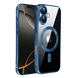 Shiny Wireless Charging Clear Case - BLUE for iPhone 17 (Only Ground Shipping)