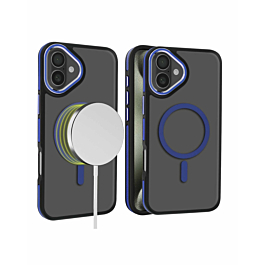 Slim Non-Slip Translucent Matte Wireless Charging Case - BLUE for iPhone 17 (Only Ground Shipping)