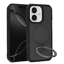Shockproof Case with Magnetic Kickstand - BLACK for iPhone 17 (Only Ground Shipping)