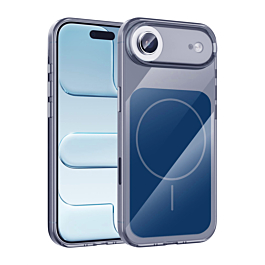 Transparent Magnetic Cases with IC Chip - NAVY BLUE for iPhone Air (Only Ground Shipping)