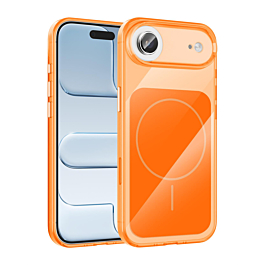 Transparent Magnetic Cases with IC Chip - ORANGE for iPhone Air (Only Ground Shipping)