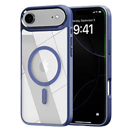 Shiny Magnetic Clear Cases - BLUE for iPhone Air (Only Ground Shipping)