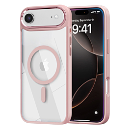 Shiny Magnetic Clear Cases - PINK for iPhone Air (Only Ground Shipping)