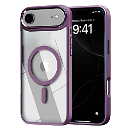 Shiny Magnetic Clear Cases - PURPLE for iPhone Air (Only Ground Shipping)
