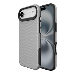 Shock Absorption Protective Dual Layer Case  - SILVER for iPhone Air (Only Ground Shipping)