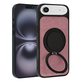 Slim Leather Case with Wireless Charging Kickstand - PINK for iPhone Air (Only Ground Shipping)