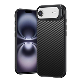 Luxury Carbon Fiber Textured Case - BLACK for iPhone Air (Only Ground Shipping)