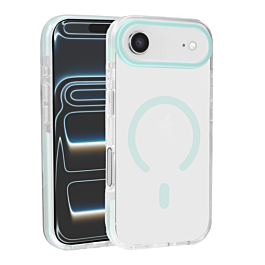 Color Frame Crystal Clear Case with Magsafe - LIGHT BLUE for iPhone Air (Only Ground Shipping)