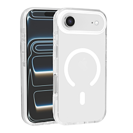 Color Frame Crystal Clear Case with Magsafe - WHITE for iPhone Air (Only Ground Shipping)